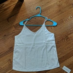 White Silk Cami